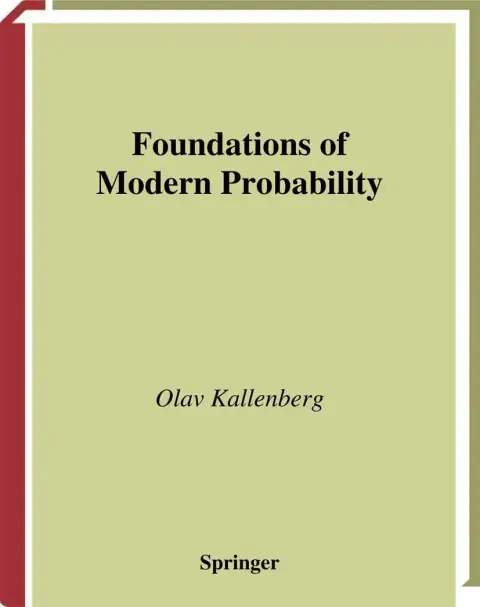 Cover of Foundations of Modern Probability