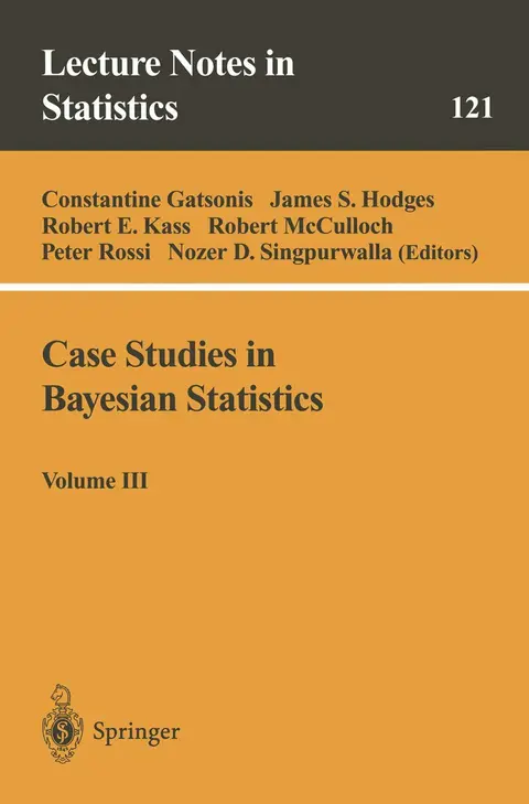 Cover of Case Studies in Bayesian Statistics