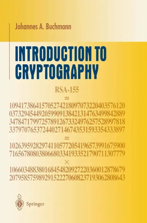 Cover of Introduction to Cryptography