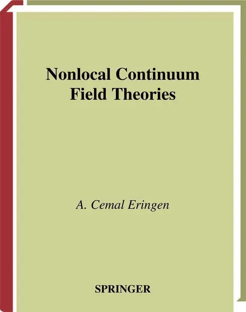 Cover of Nonlocal Continuum Field Theories