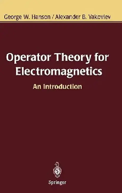 Cover of Operator Theory for Electromagnetics