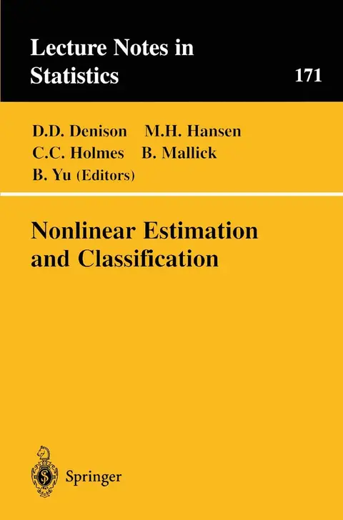 Cover of Nonlinear Estimation and Classification