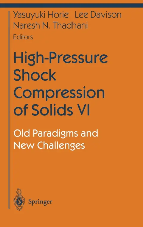 Cover of High-Pressure Shock Compression of Solids