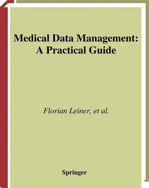 Cover of Medical Data Management