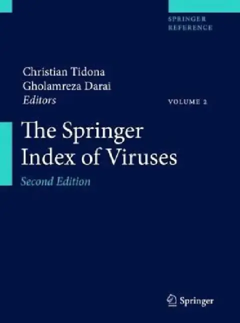 Cover of The Springer Index of Viruses