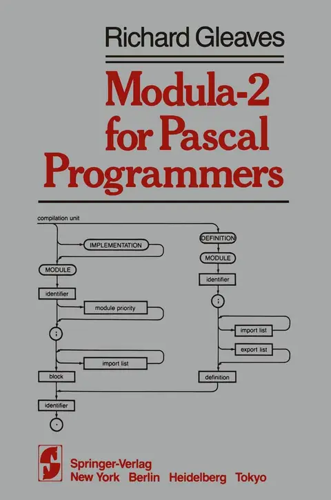 Cover of Modula-2 for Pascal Programmers