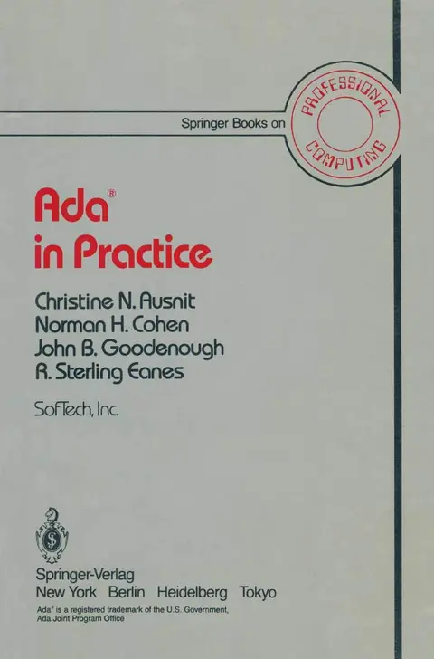 Cover of Ada in Practice