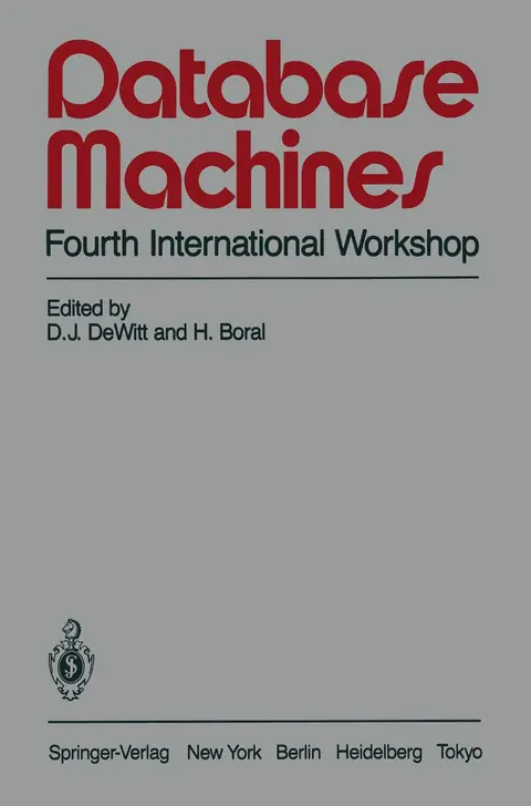 Cover of Database Machines