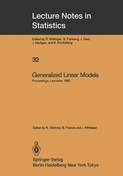 Cover of Generalized Linear Models
