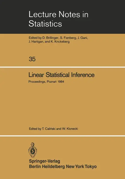 Cover of Linear Statistical Inference