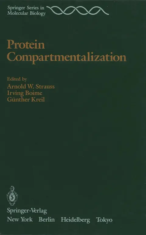 Cover of Protein Compartmentalization