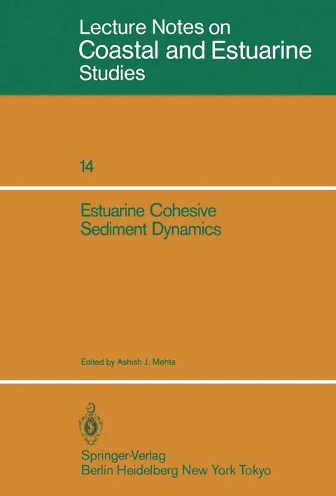 Cover of Estuarine Cohesive Sediment Dynamics