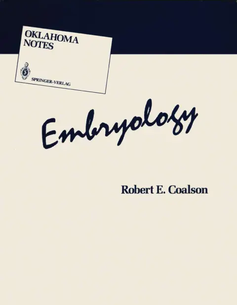 Cover of Embryology