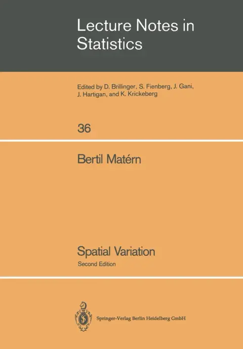 Cover of Spatial Variation