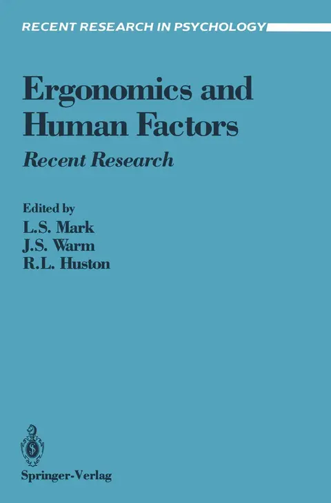 Cover of Ergonomics and Human Factors