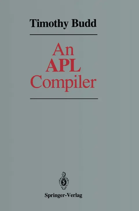 Cover of An Apl Compiler