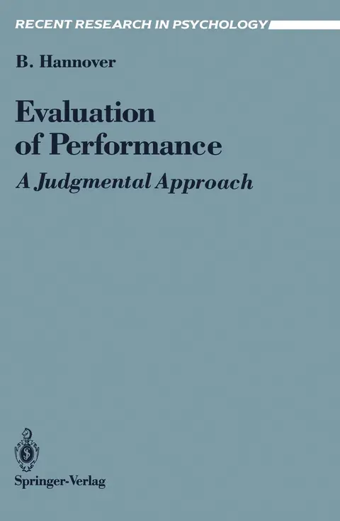 Cover of Evaluation of Performance