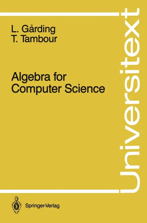 Cover of Algebra for Computer Science