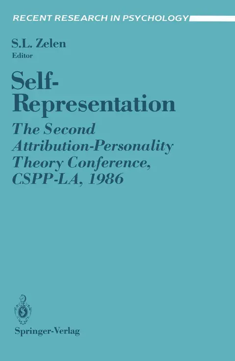 Cover of Self-Representation