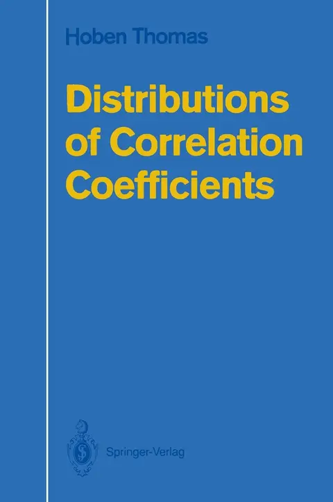 Cover of Distributions of Correlation Coefficients