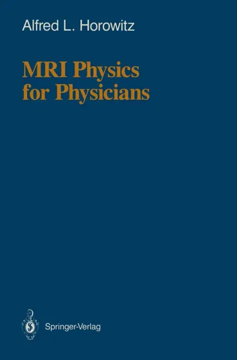 Cover of MRI Physics for Physicians