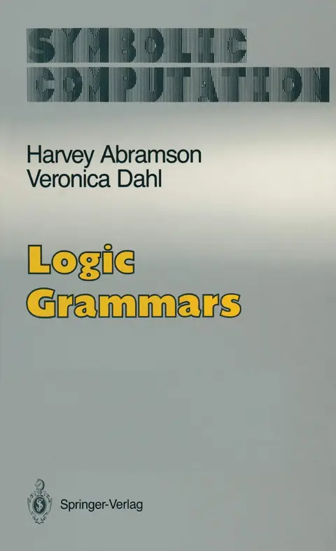 Cover of Logic Grammars