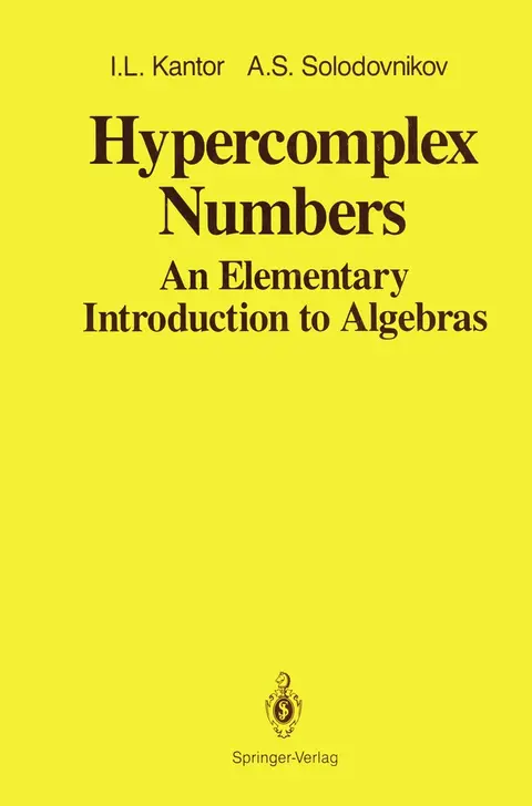 Cover of Hypercomplex Numbers