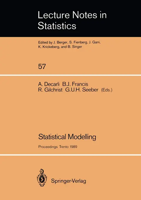 Cover of Statistical Modelling