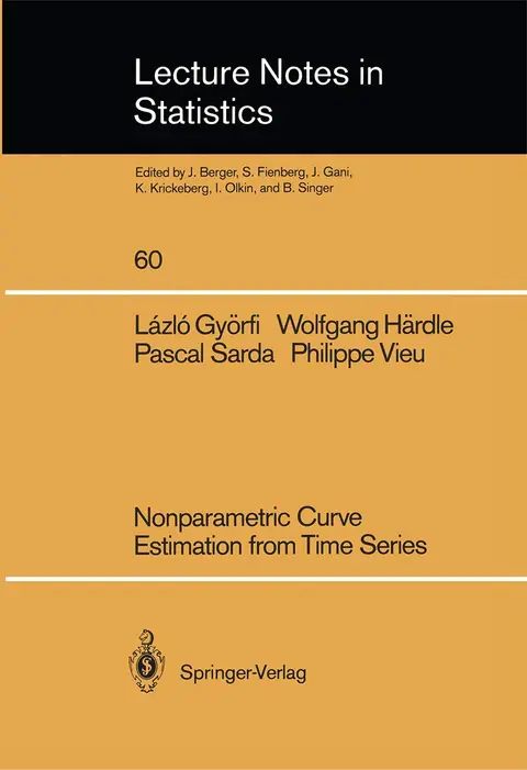 Cover of Nonparametric Curve Estimation from Time Series