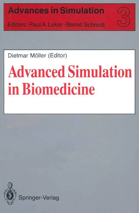 Cover of Advanced Simulation in Biomedicine