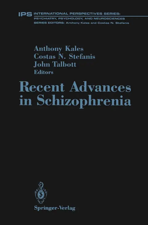 Cover of Recent Advances in Schizophrenia