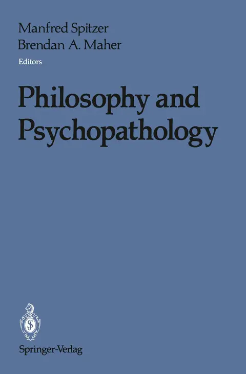 Cover of Philosophy and Psychopathology