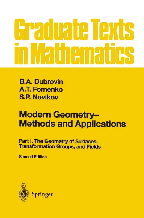 Cover of Modern Geometry -- Methods and Applications