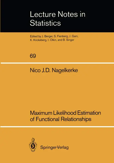 Cover of Maximum Likelihood Estimation of Functional Relationships