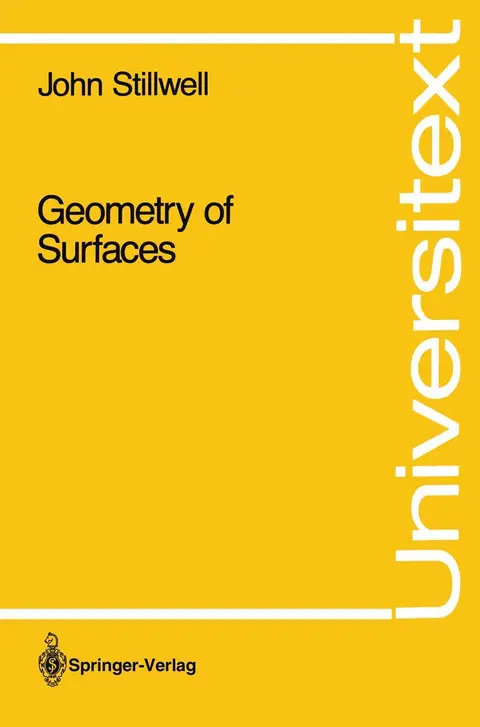 Cover of Geometry of Surfaces (pb 1992)