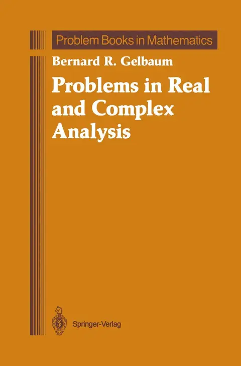 Cover of Problems in Real and Complex Analysis