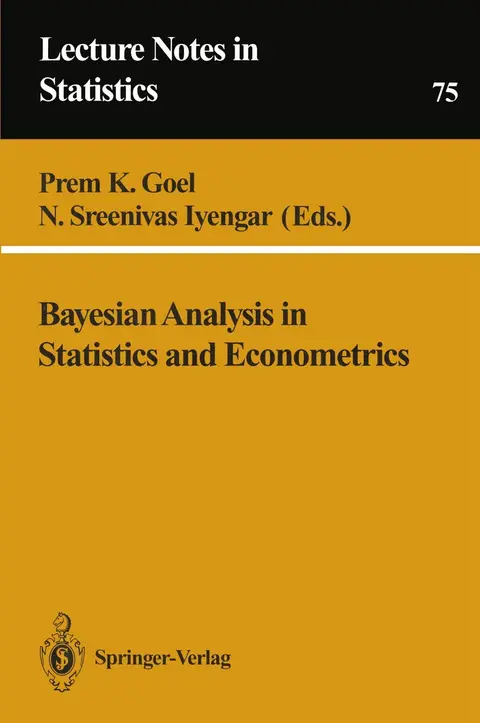 Cover of Bayesian Analysis in Statistics and Econometrics