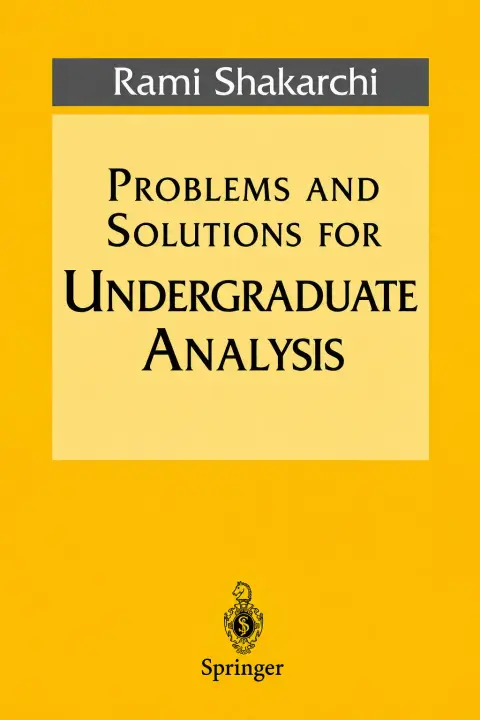 Cover of Problems and Solutions for Undergraduate Analysis