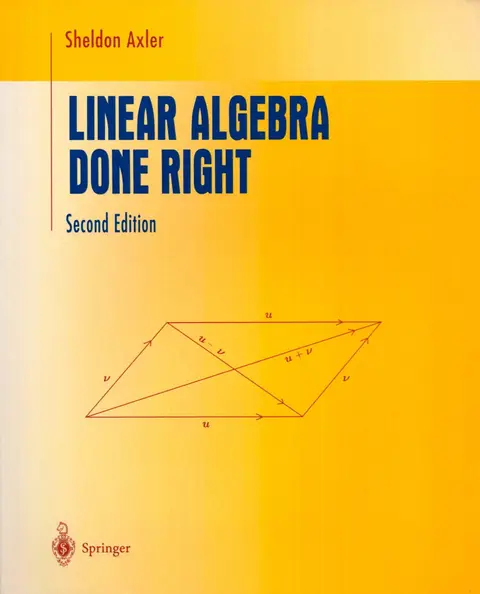Cover of Linear Algebra Done Right