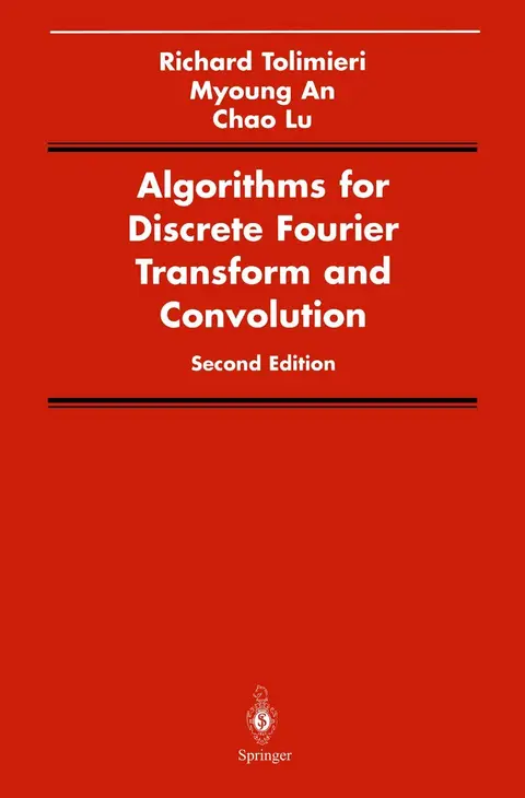 Cover of Algorithms for Discrete Fourier Transform and Convolution