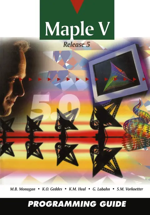 Cover of Maple V Programming Guide