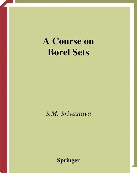 Cover of A Course on Borel Sets
