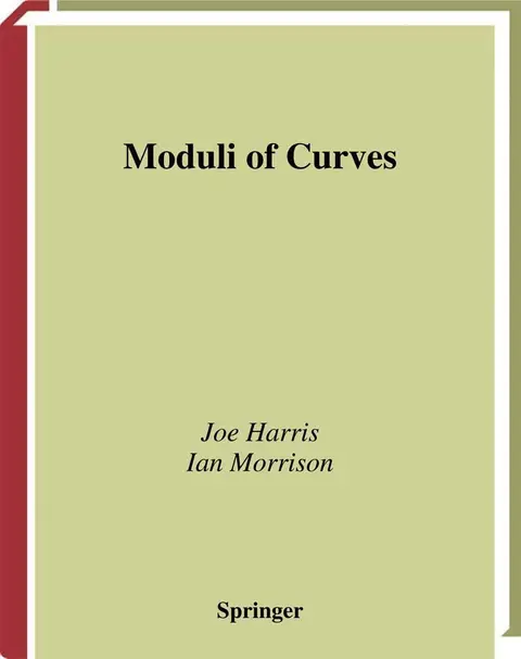 Cover of Moduli of Curves