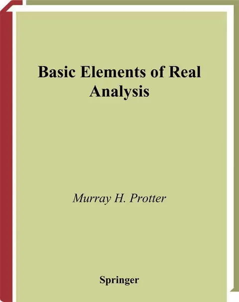 Cover of Basic Elements of Real Analysis