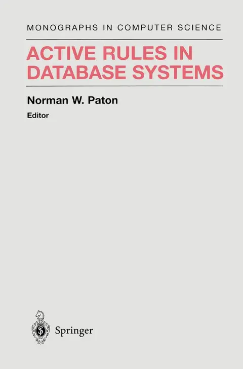 Cover of Active Rules in Database Systems