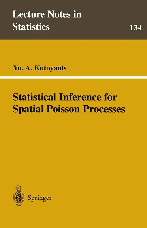 Cover of Statistical Inference for Spatial Poisson Processes