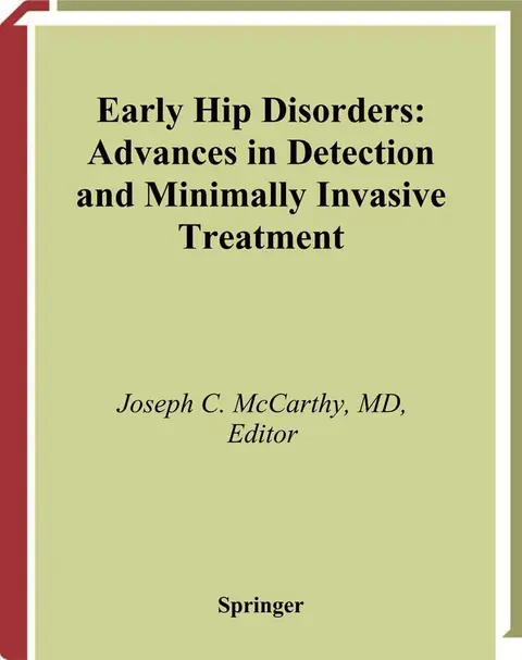 Cover of Early Hip Disorders