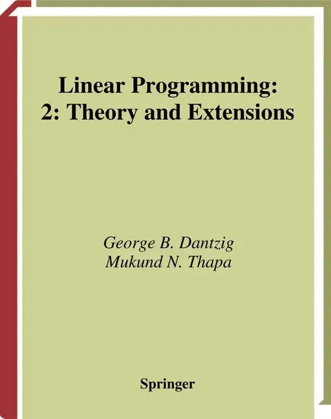 Cover of Linear Programming