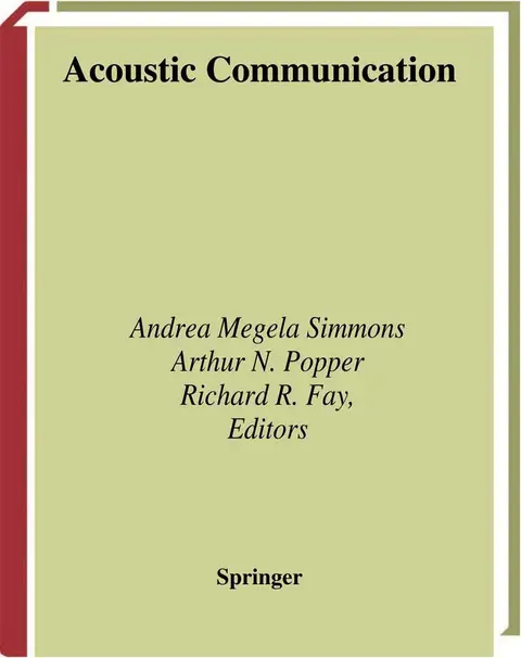 Cover of Acoustic Communication