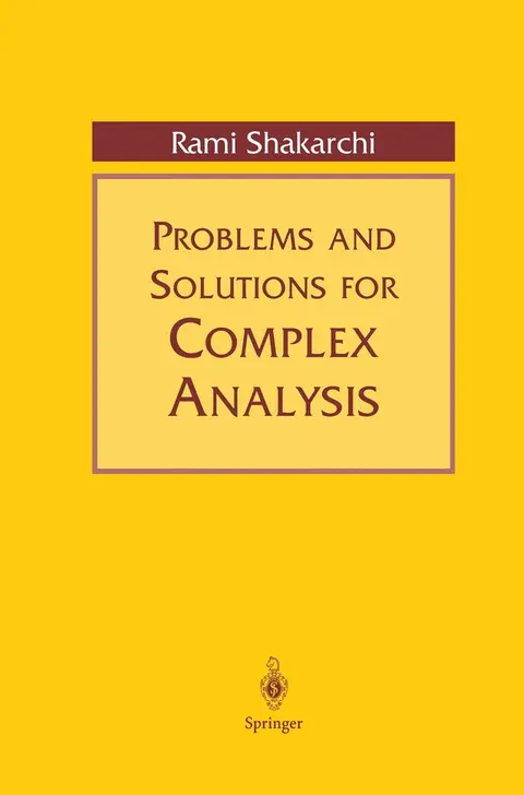 Cover of Problems and Solutions for Complex Analysis